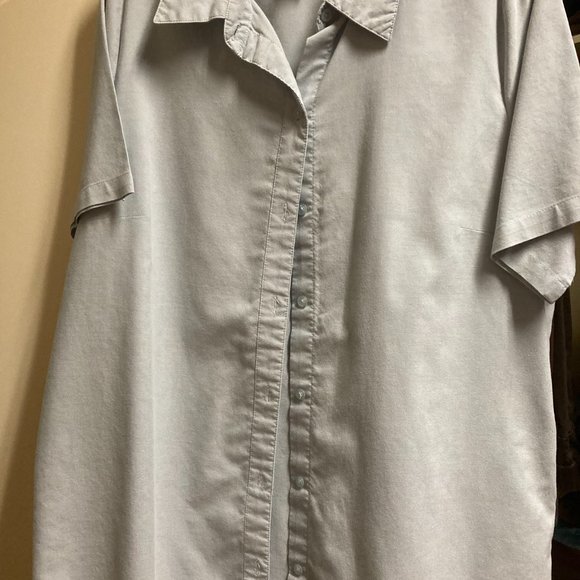 Like New Only Necessities Blue Oxford Shirt L - Picture 6 of 6
